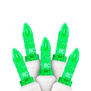 M5 LED Christmas Lights 70L Green WHITE WIRE