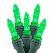 M5 100L Full Wave LED Green Holiday Lights