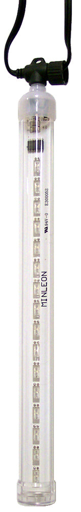 Pure white LED snow fall cascading tube