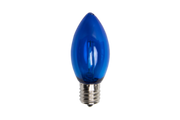 C9 filament LED bulb blue
