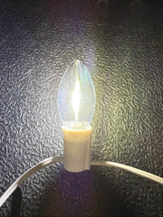 pure white filament C9 bulb