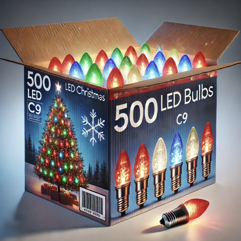 C9 Retro Fit Bulbs - Case of 500