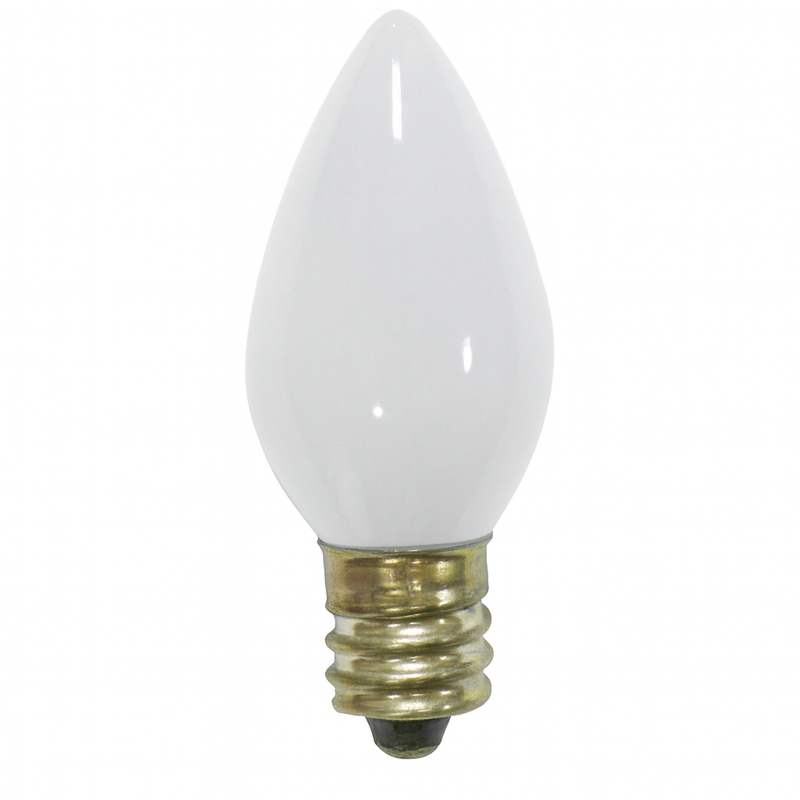 c9 pure white single bulb
