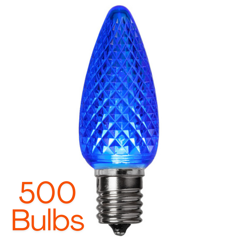 C9 blue case of 500 bulbs