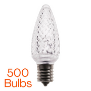 c9 pure white case of 500 bulbs