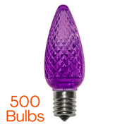 c9 purple case of 500 bulbs