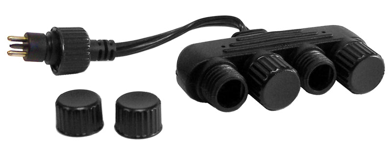 Cascading snow tube splitter