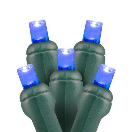 70 count Blue 5mm LED Christmas lights