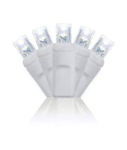 pure white white wire 5mm Christmas lights