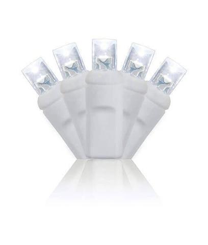 pure white white wire 5mm Christmas lights