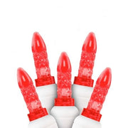 M5 LED Christmas Lights 70L Red WHITE WIRE