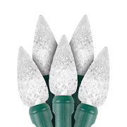 100 count pure white C6 LED Christmas lights