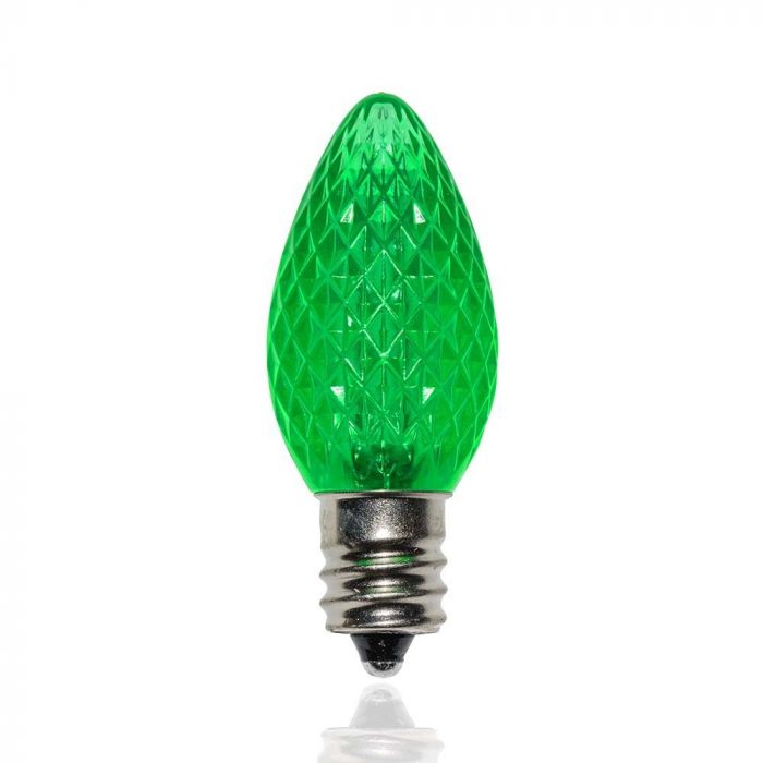 Green C7 SMD LED retro fit bulbs