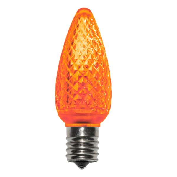 Orange LED C9 retro fit bulb with SMD LED
