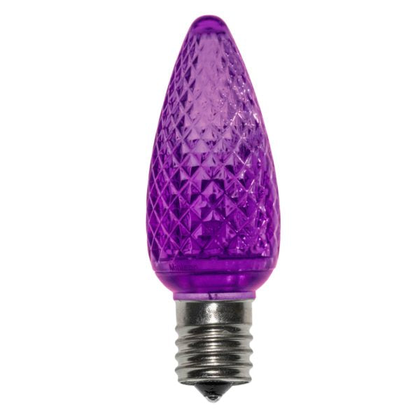 Purple C9 SMD LED bulbs