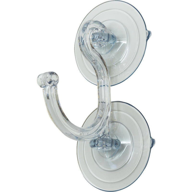 Double suction cup wreath holder