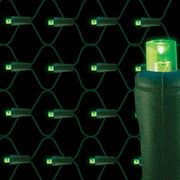 Green LED net lights