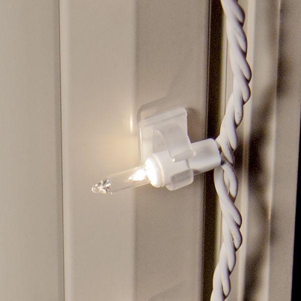 Clip for mini lights on windows