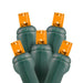 Orange 5mm LED Christmas lights 35L