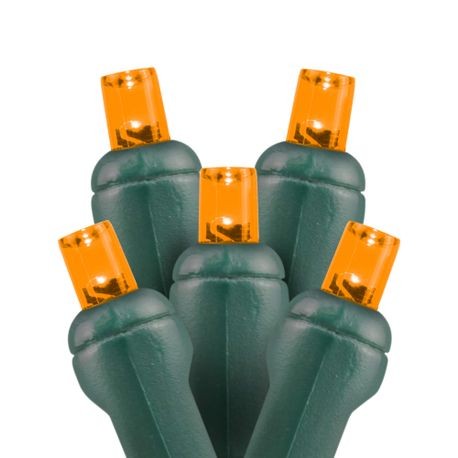 Orange 5mm LED Christmas lights