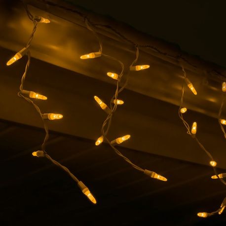 M5 70L Icicle lights Orange Green wire