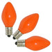 Orange C7 SMD Opaque LED bulbs