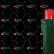 red LED net lights
