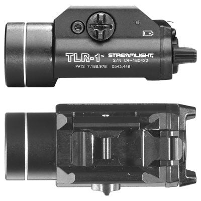 Streamlight TLR-1 light top view