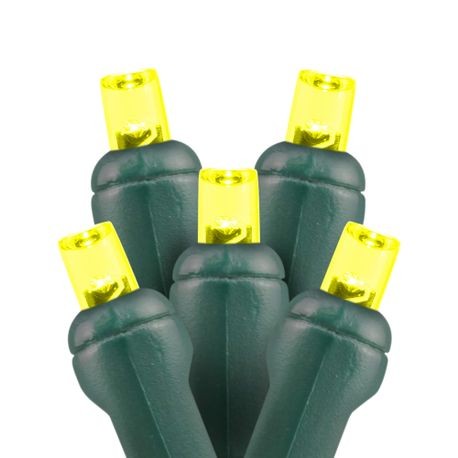 Yellow 5mm LED Christmas lights