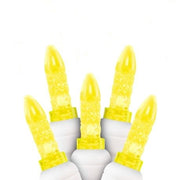 M5 LED Christmas Lights 70L Yellow WHITE WIRE